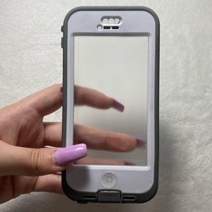 Lifeproof white/grey/clear iPhone 5/5s/5se case